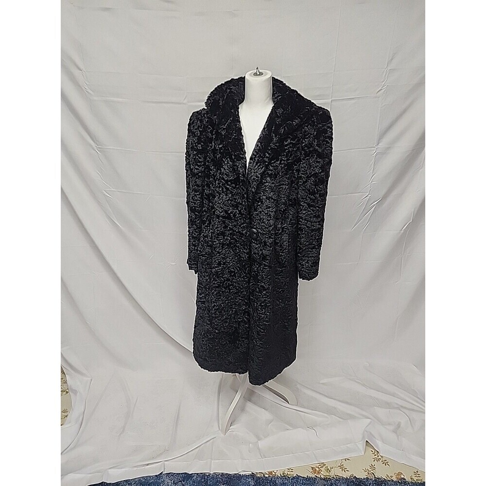 CARSON PIRIE SCOTT & CO. VINTAGE WOMANS JACKET BLACK MED.